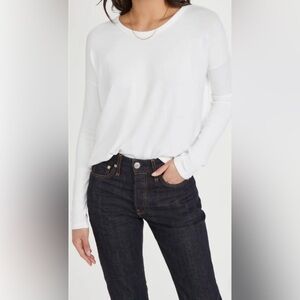 rag & bone Hudson Tee, White - M